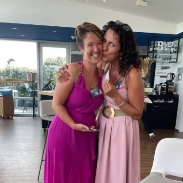 Margarita Lozano-Barragán mit Maya Mangold