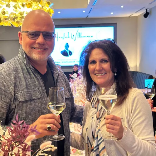 Chris Mayer mit Margarita Lozano-Barrágan