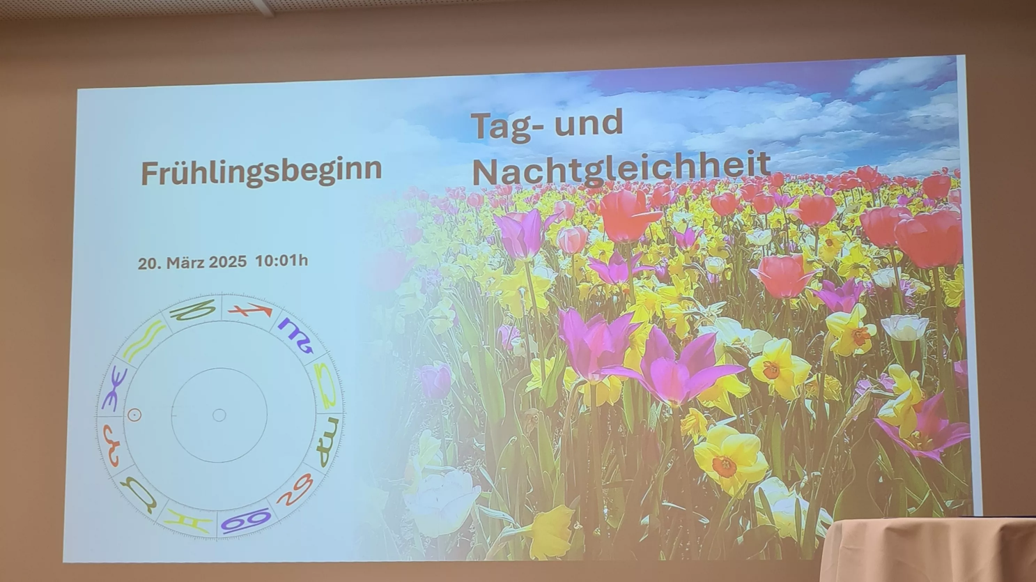Präsentationsfolie Frühlingsbeginn Beatrice Marty